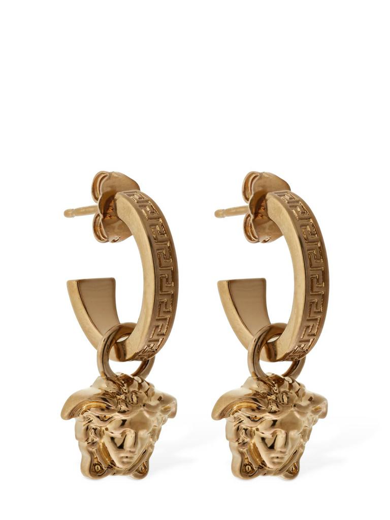 Versace Heart Star Drop-Hoop Earring - Fashion Accessories