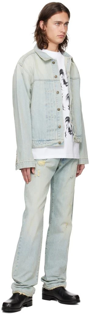 424 Blue Distressed Jeans 4