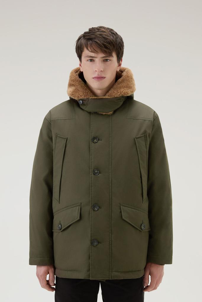 Woolrich Reversible Parka in Best Cotton - Men - Green