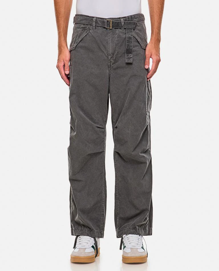 Sacai Garment Dye Rip Stop Pants 1