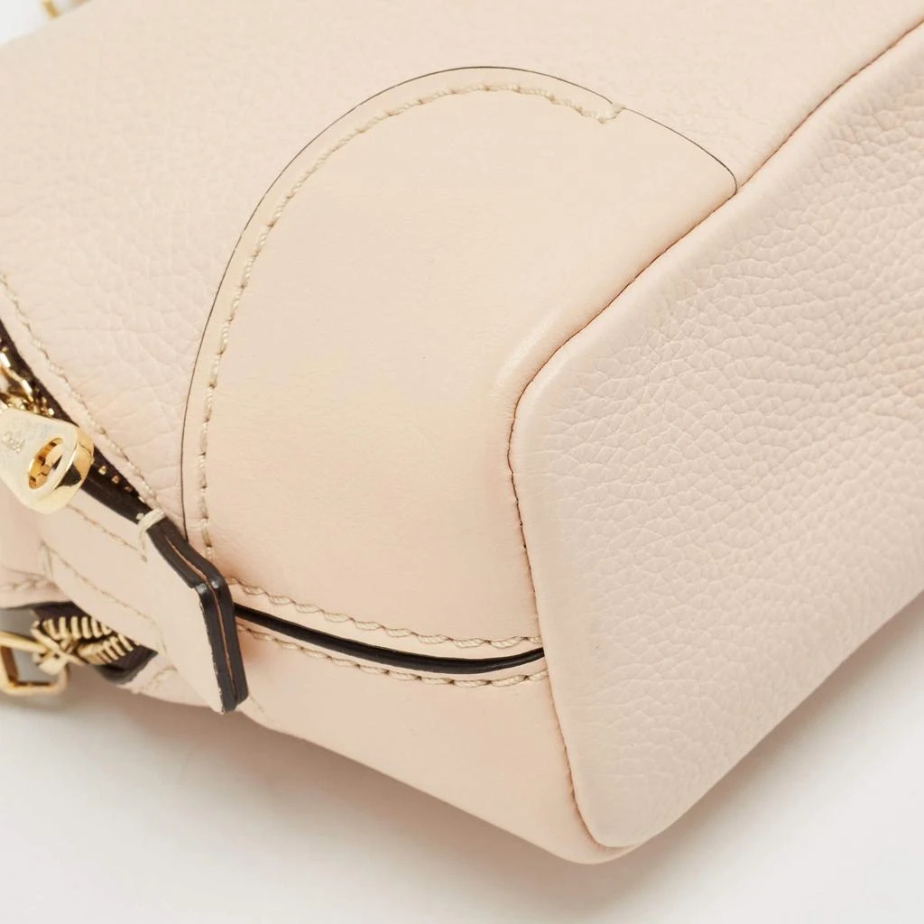 Chloé Chloe Beige Leather Mini Daria Chain Bag 13