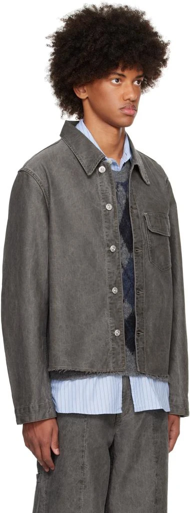 Our Legacy Gray Cut Rebirth Denim Jacket 2