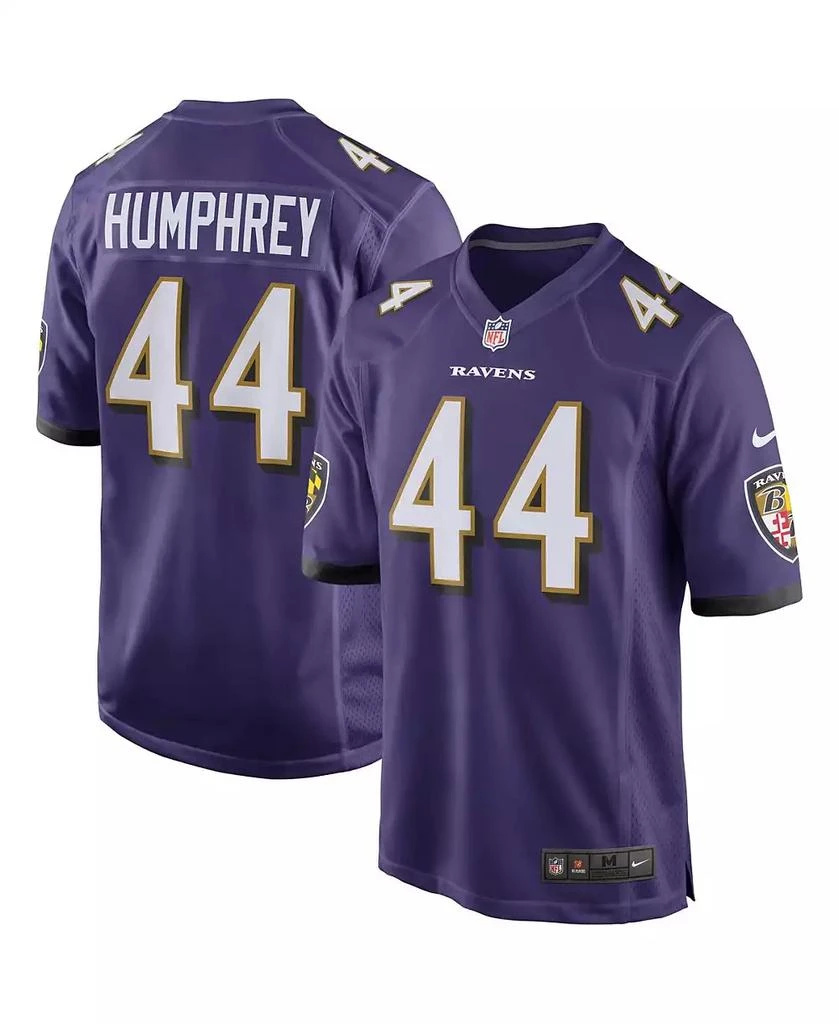 NIKE Men's Marlon Humphrey Purple Baltimore Ravens Player Game Jersey 1