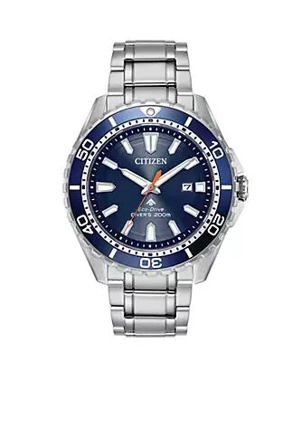 Citizen Mens Eco Drive Stainless Steel Dive Watch 1