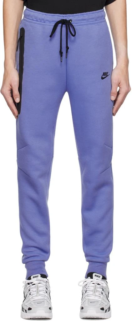 NIKE Blue Sportswear Tech Sweatpants 1