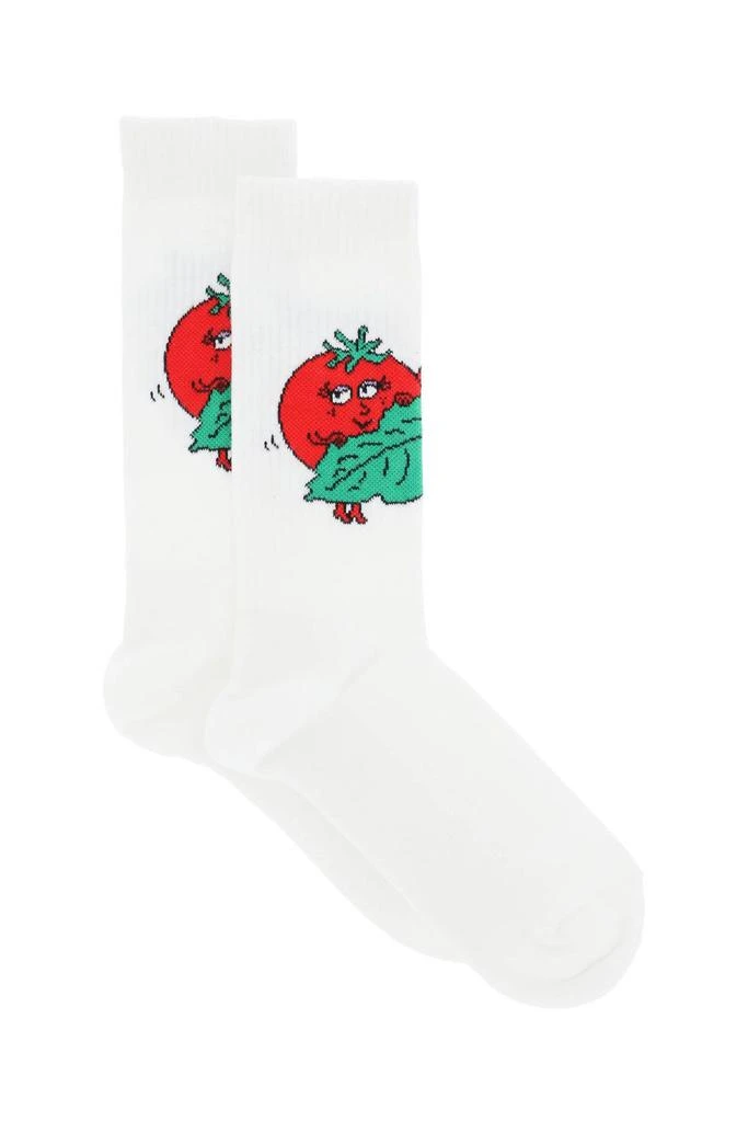 Sky High Farm Sky High Farm Happy Tomatoes Crew Socks 1