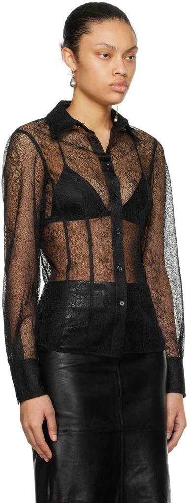 Helmut Lang Black Fitted Shirt 2