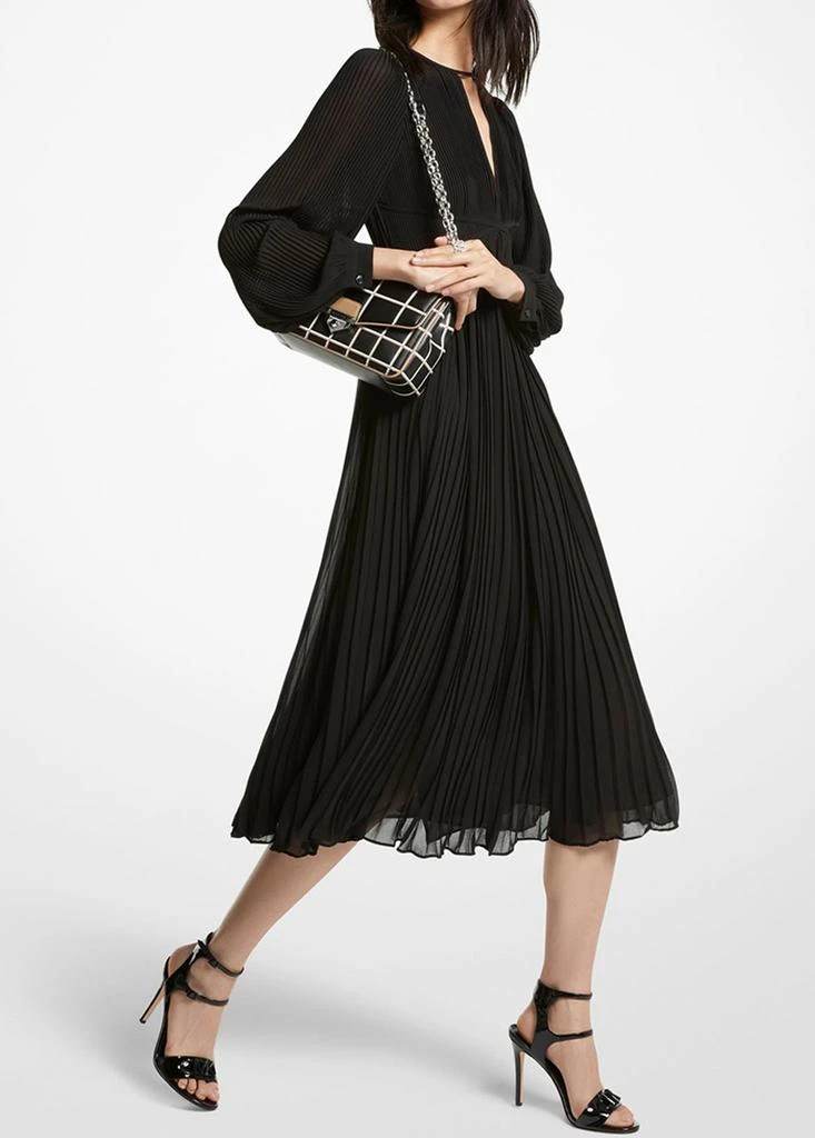 Michael Kors Pleated georgette midi dress 5