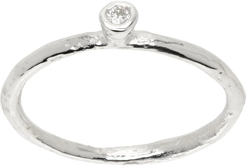 Pearls Before Swine Silver Diamond Ring 1