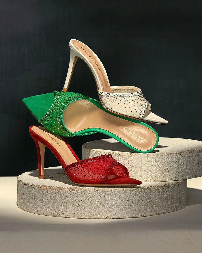Gianvito Rossi Women's Rania 85 Mules - Exclusive 2