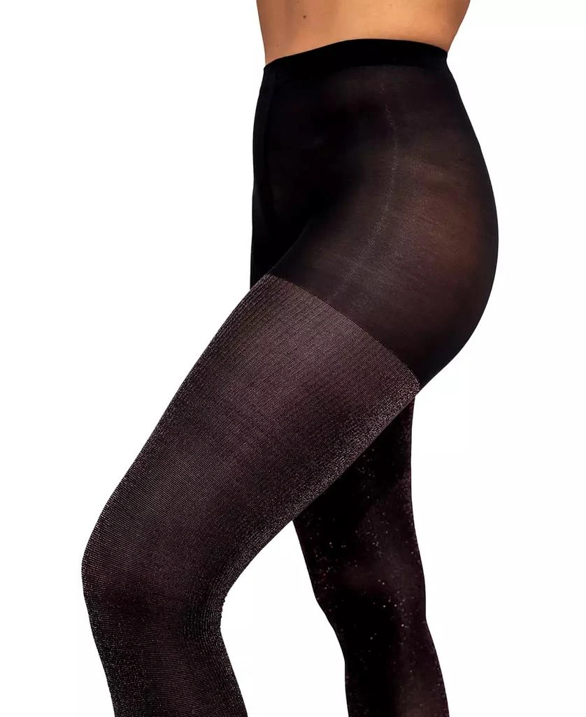 Hue Women's Faux-Translucent Fleece-Lined Tights U24206 2