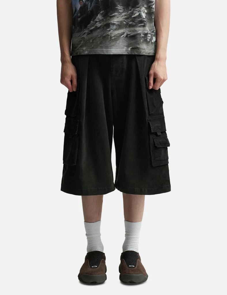 HYUKOH & SUNSET ROLLERCOASTER [AAA] TECHNO CARGO PANTS - Trousers 