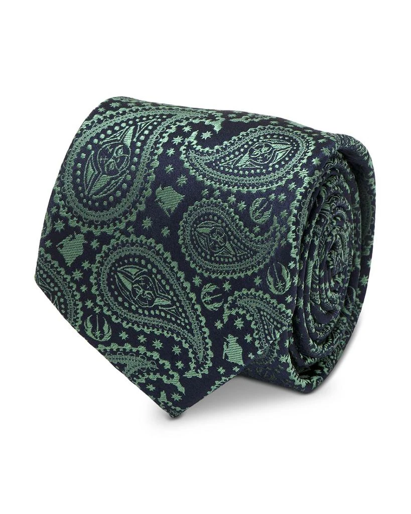 Cufflinks Inc Star Wars Yoda Green Paisley Tie 1