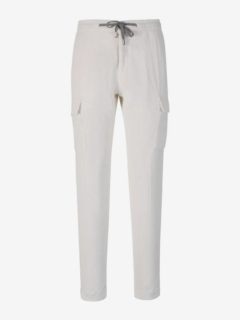 Marco Pescarolo Marco Pescarolo Corduroy Cotton Joggers 1