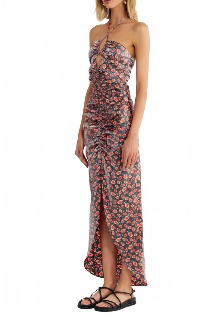 RUMER Label Soraya Maxi Dress In Black Floral 2
