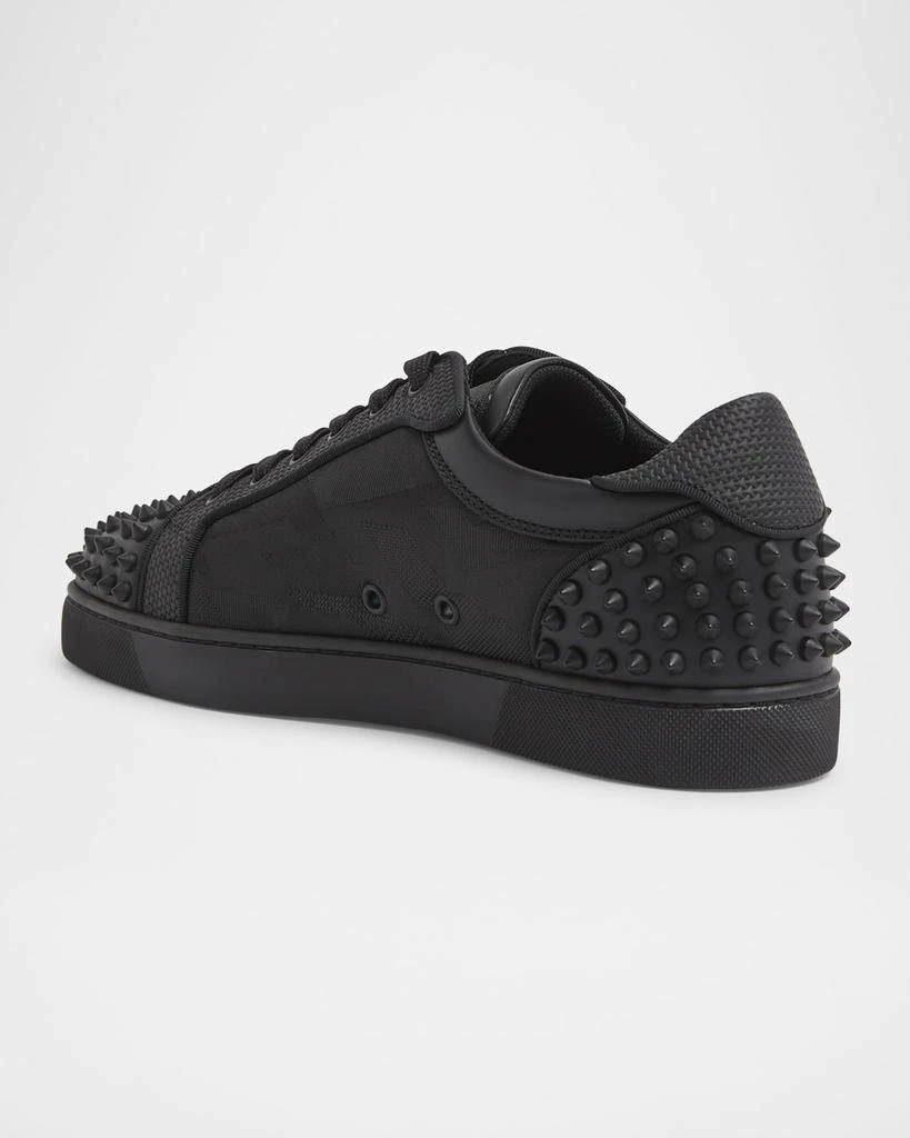 Christian Louboutin Men's Seavaste 2 Jacquard Low-Top Sneakers 4