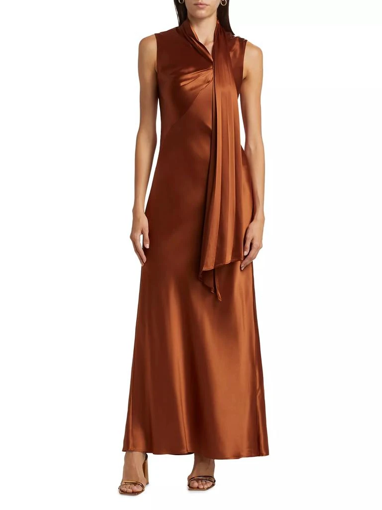 Acler Jeffries Satin Maxi Dress 3