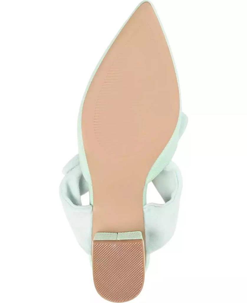 Journee Collection Women's Melora Bow Detail Slip On Mules 5