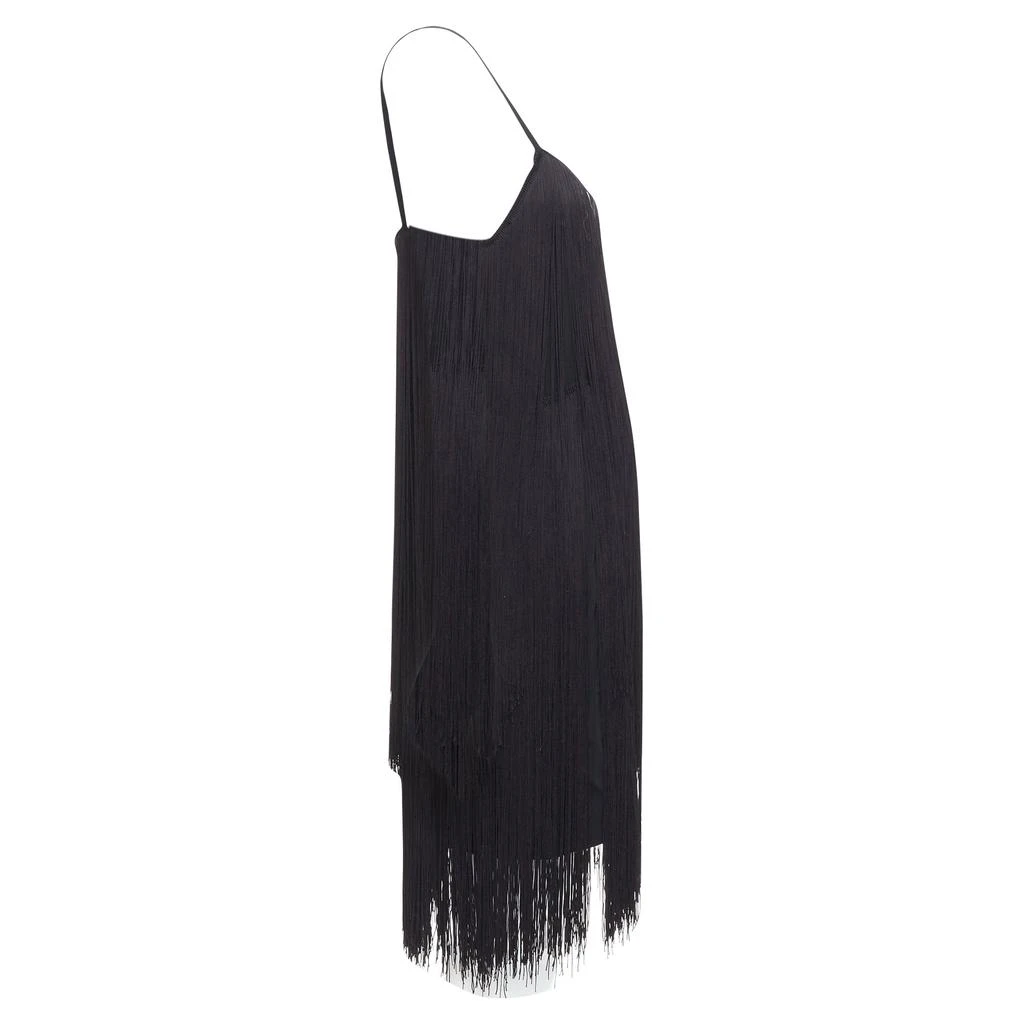 Raey Cocktail Tiered Fringe Flapper Dress 4