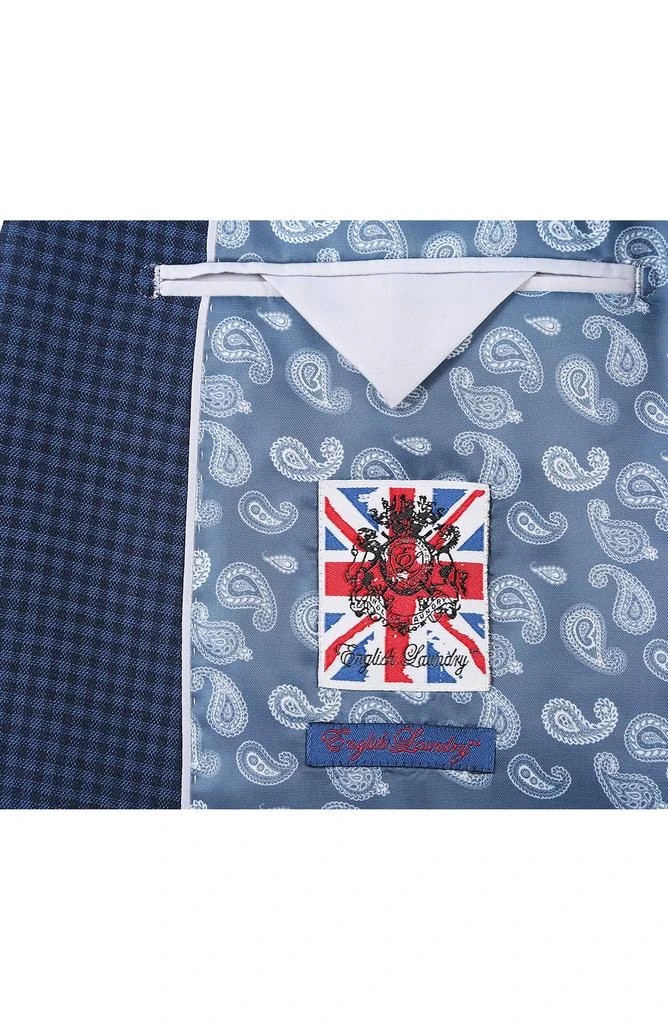 English Laundry Peaked Lapel Wool Blend Two-Piece Suit 6