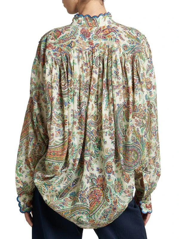 ETRO Summer Solstice Paisley Cotton Blouse 2
