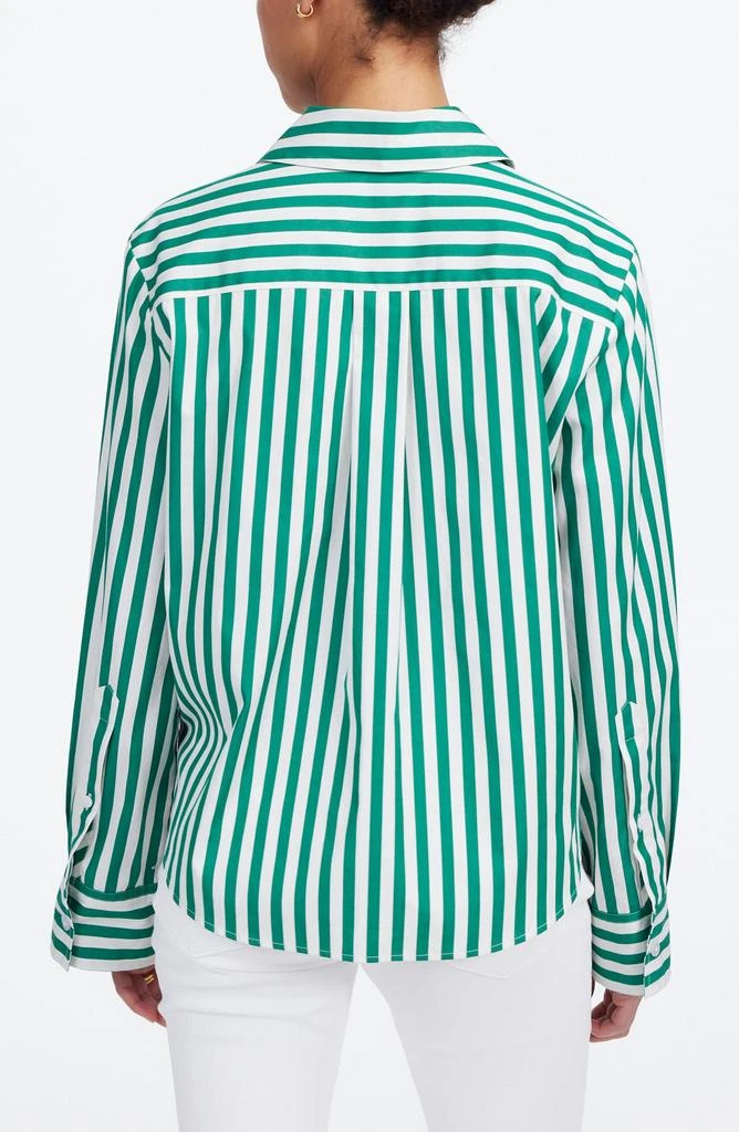 Madewell Poplin Easy Y-Neck Button-Up Shirt 2