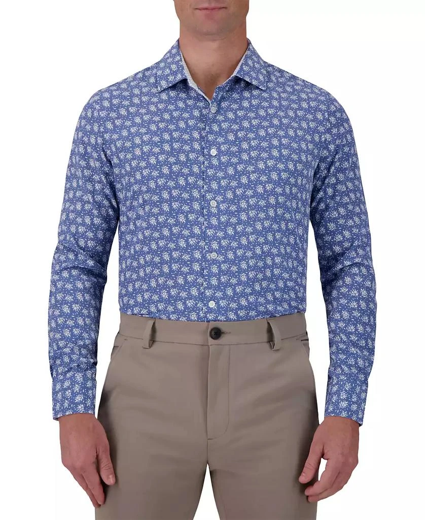 Report Men's Slim-Fit Floral-Print Shirt 1