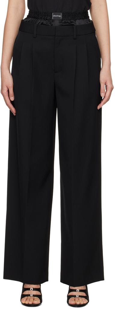 Alexander Wang Black Layered Trousers