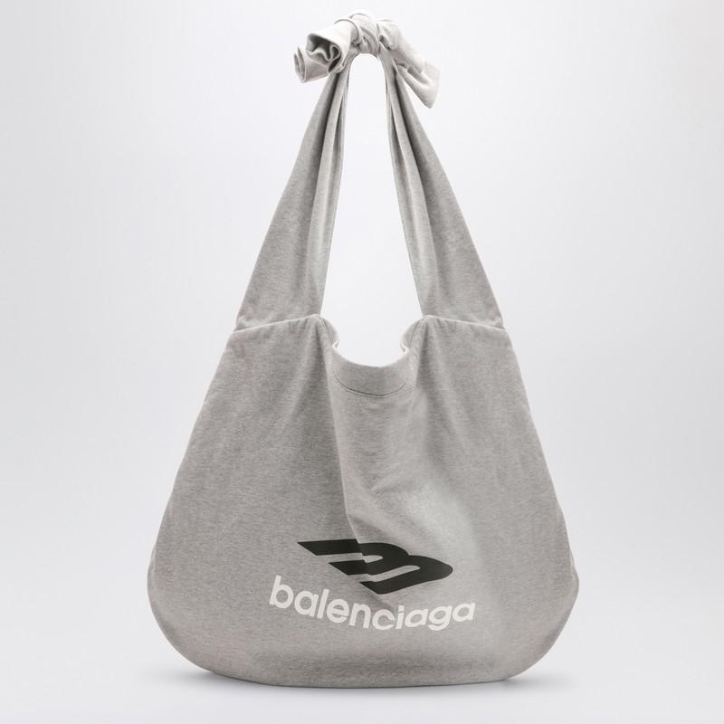 Balenciaga New Jersey heather grey hobo bag - Shoulder Bags