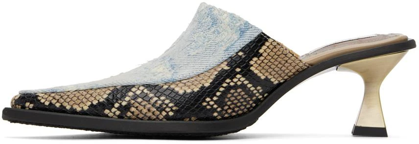 Eytys Blue & Brown Nico Heels 3
