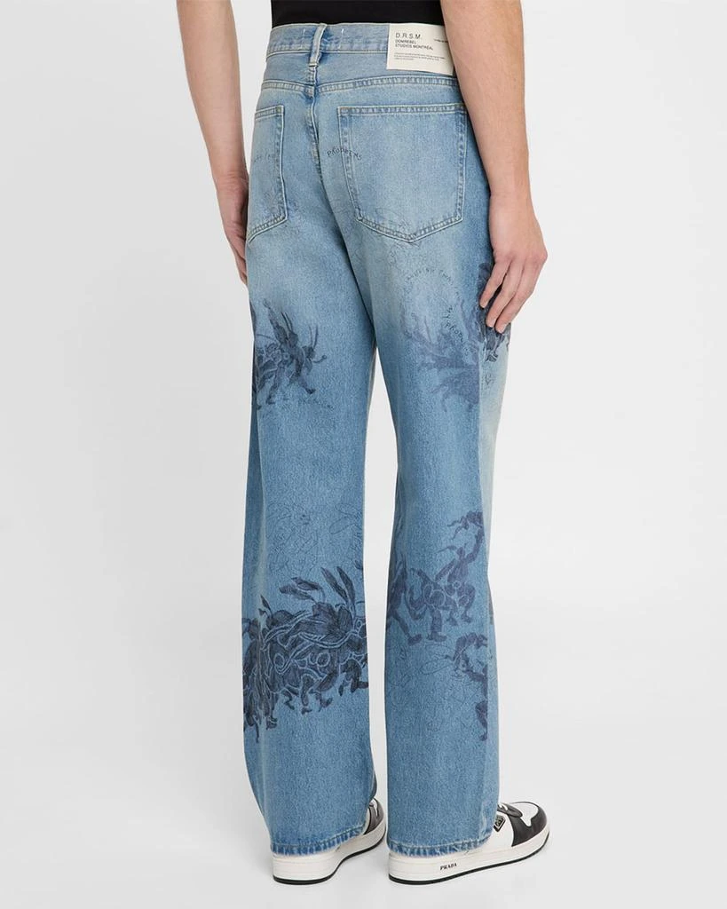 DOMREBEL Men's Stuffy Bootcut Jeans 3