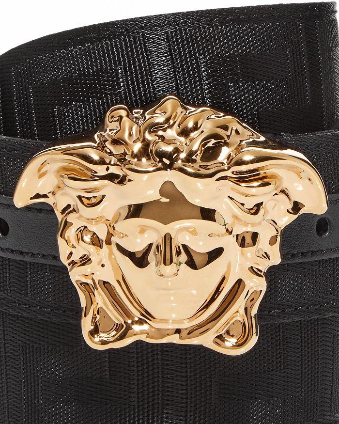 Versace Men's Medusa Buckle Woven Belt 2
