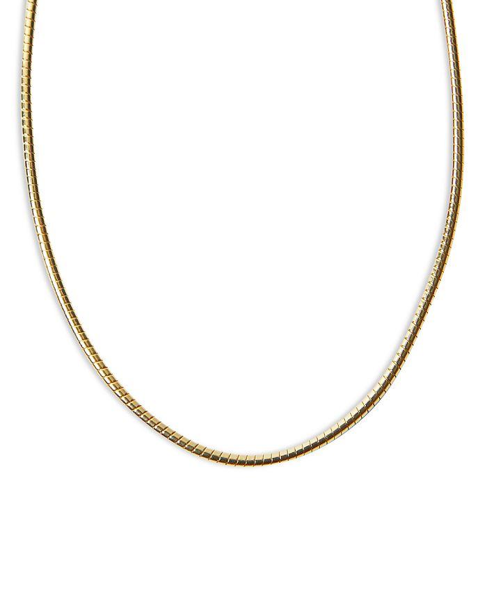 Argento Vivo Tubogas Chain Collar Necklace, 17"-19"