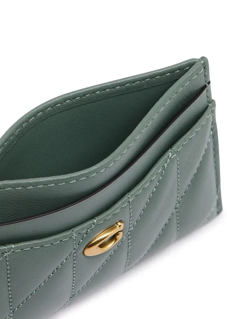 Coach Pillow quilted leather card holder 3