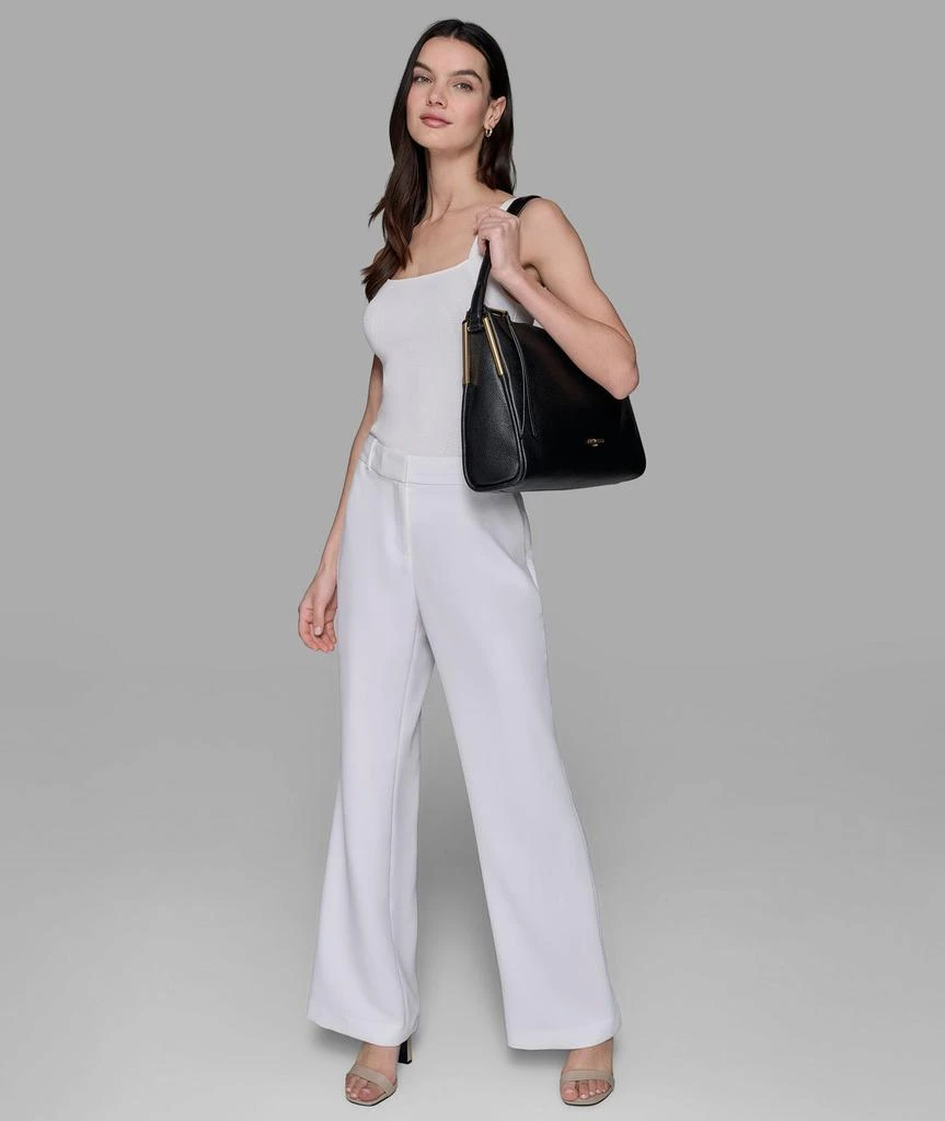 Karl Lagerfeld Paris VALERIE LEATHER SHOULDER BAG 7