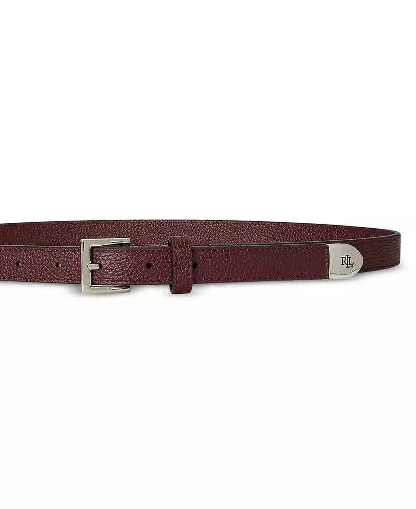 Ralph Lauren Pebbled Leather Skinny Belt 2