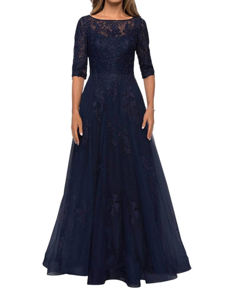 La Femme La Femme - Lace & Tulle Gown