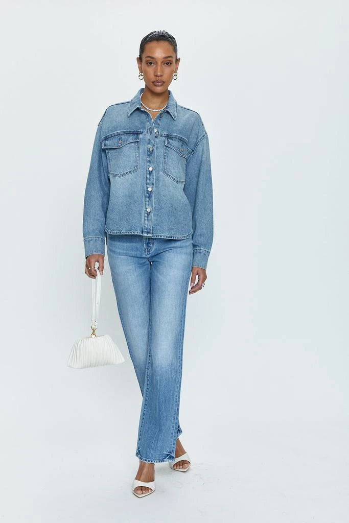 Pistola Denim Mandy Crop Shacket - Marcel 5