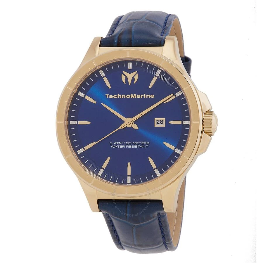 TechnoMarine MoonSun Date Quartz Blue Dial Men's Watch TM-822015 1