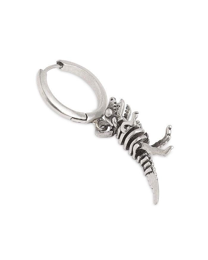 COACH Men's Signature Rexy Charm Single Huggie Hoop Earring