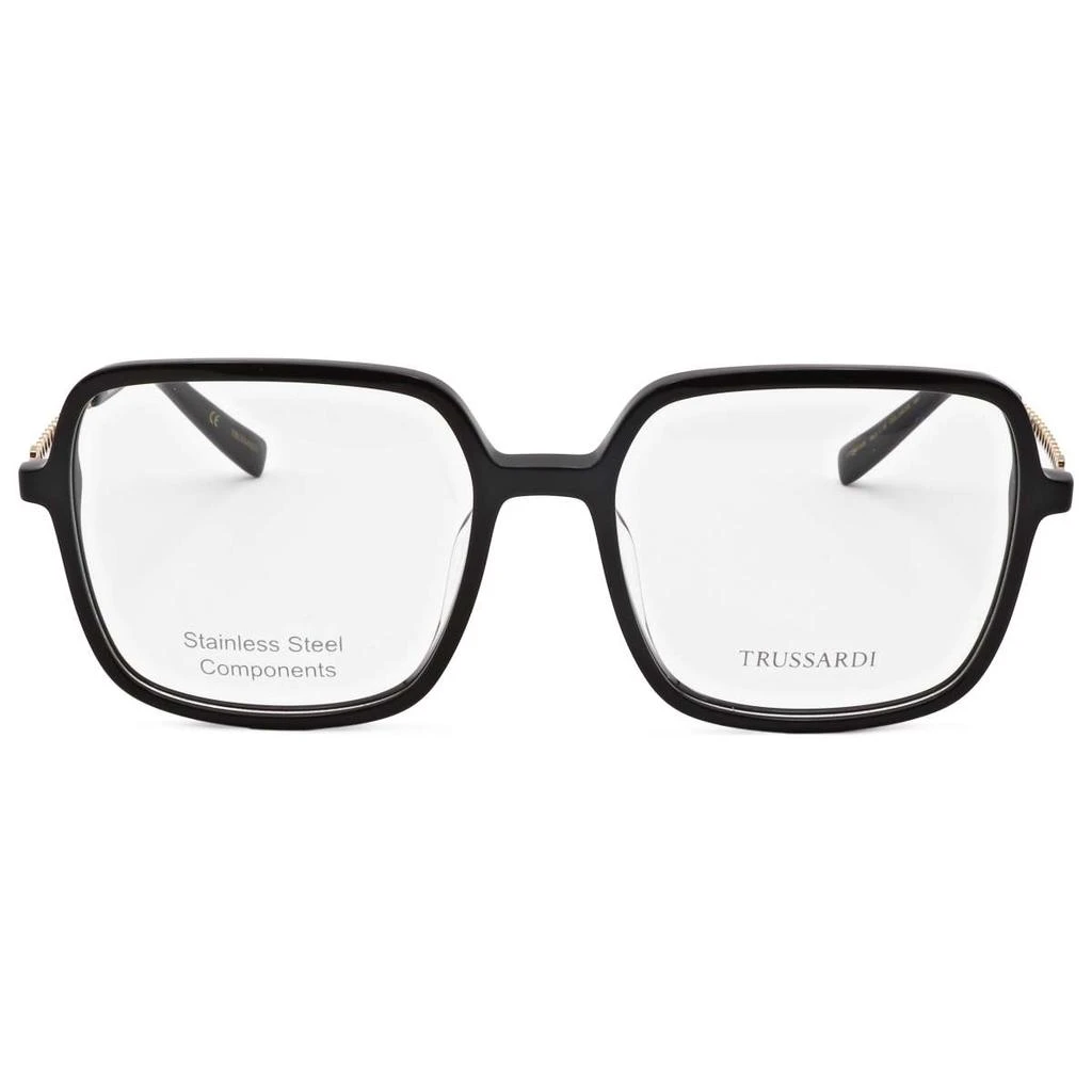 TRUSSARDI Trussardi Men's Black Rectangular Opticals 2