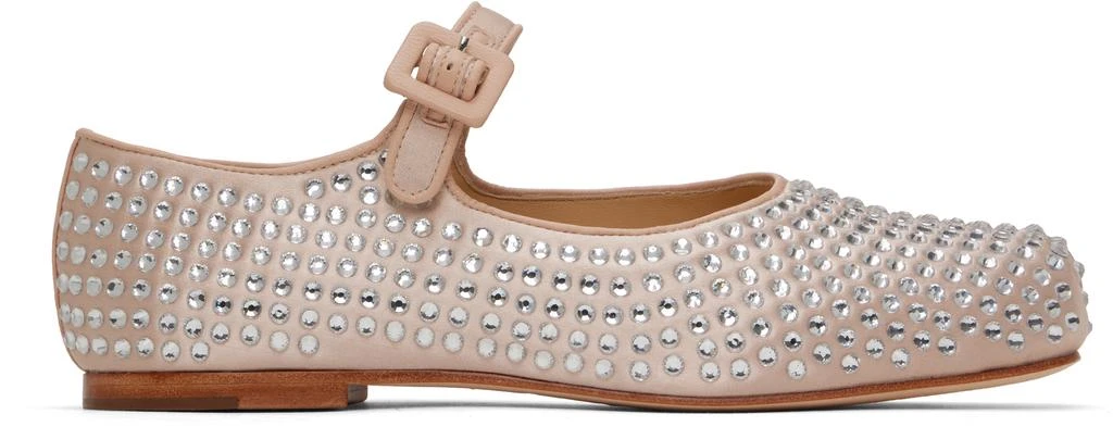 Sandy Liang Pink Mary Jane Pointe Ballerina Flats 1