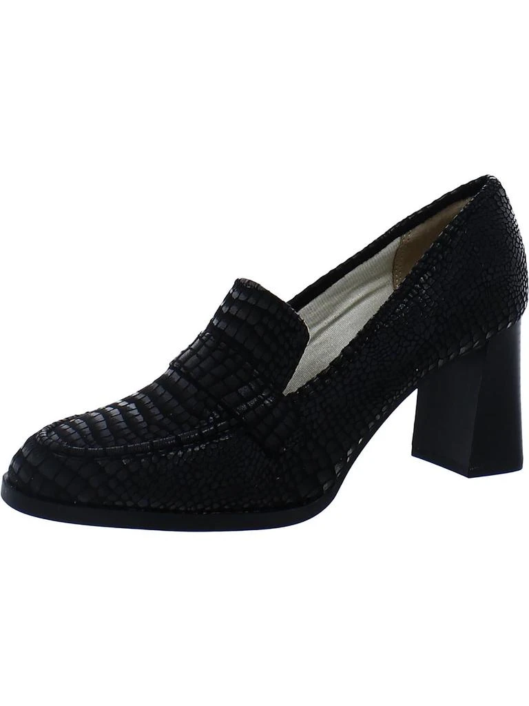 LifeStride Farrah Womens Textured Slip On Loafer Heels 5