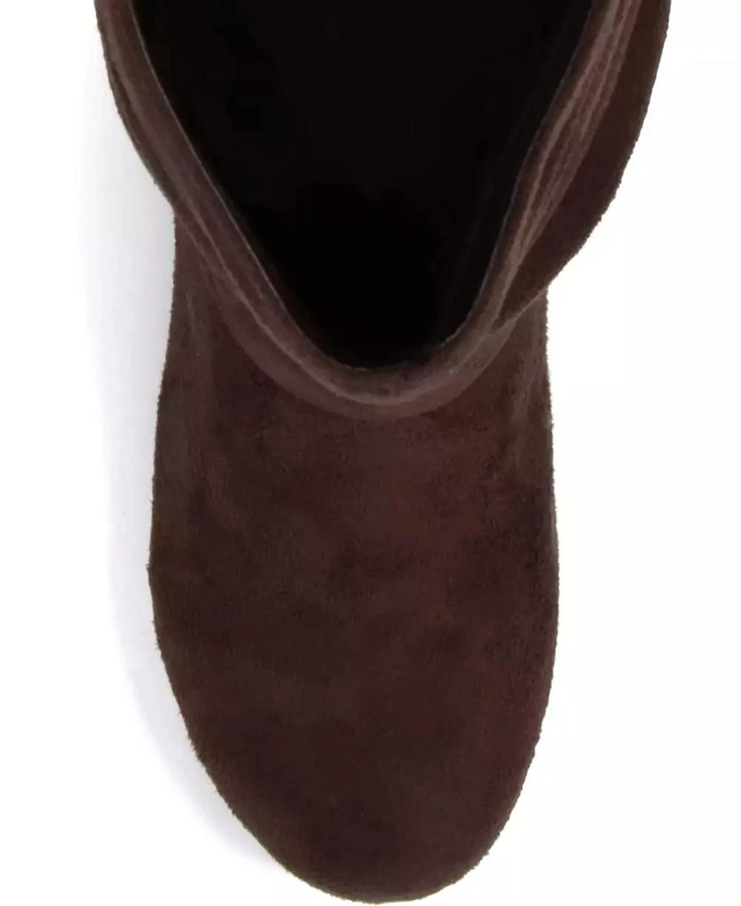 Journee Collection Women's Shelley Rouched Buckle Mid Shaft Boots 5