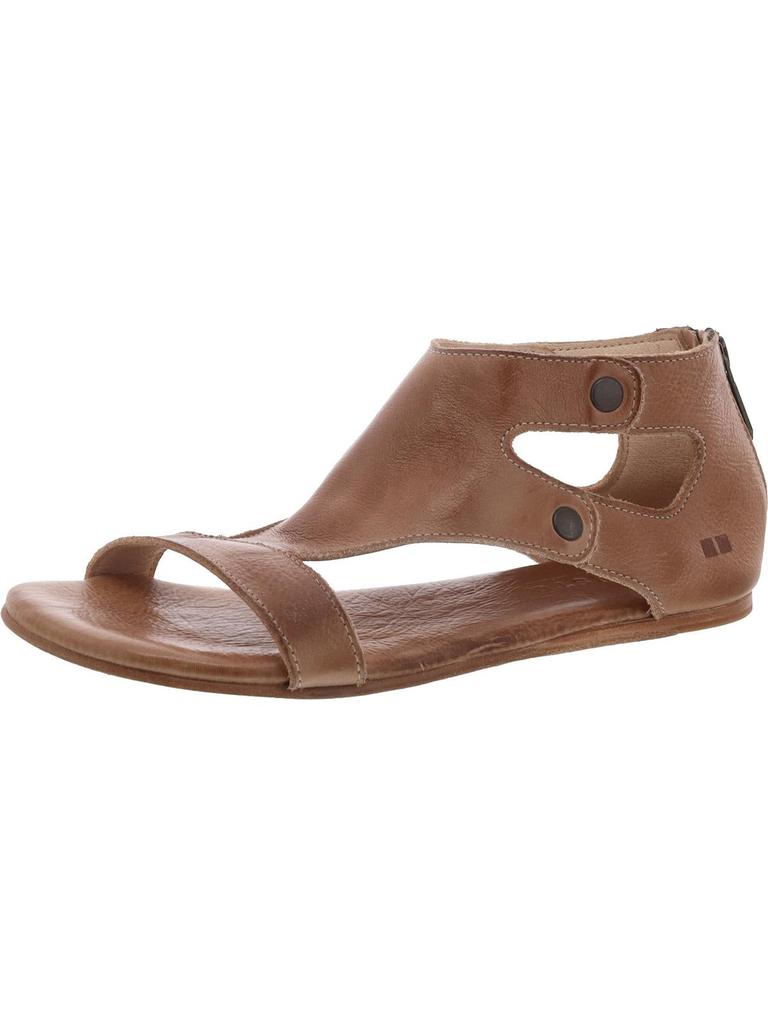 Bed Stu Womens Leather Open Toe Flatform Sandals
