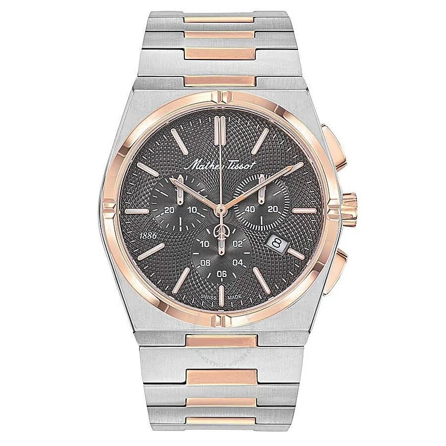 Mathey-Tissot Zeus Chronograph Quartz Black Dial Men's Watch H118CHRS 1