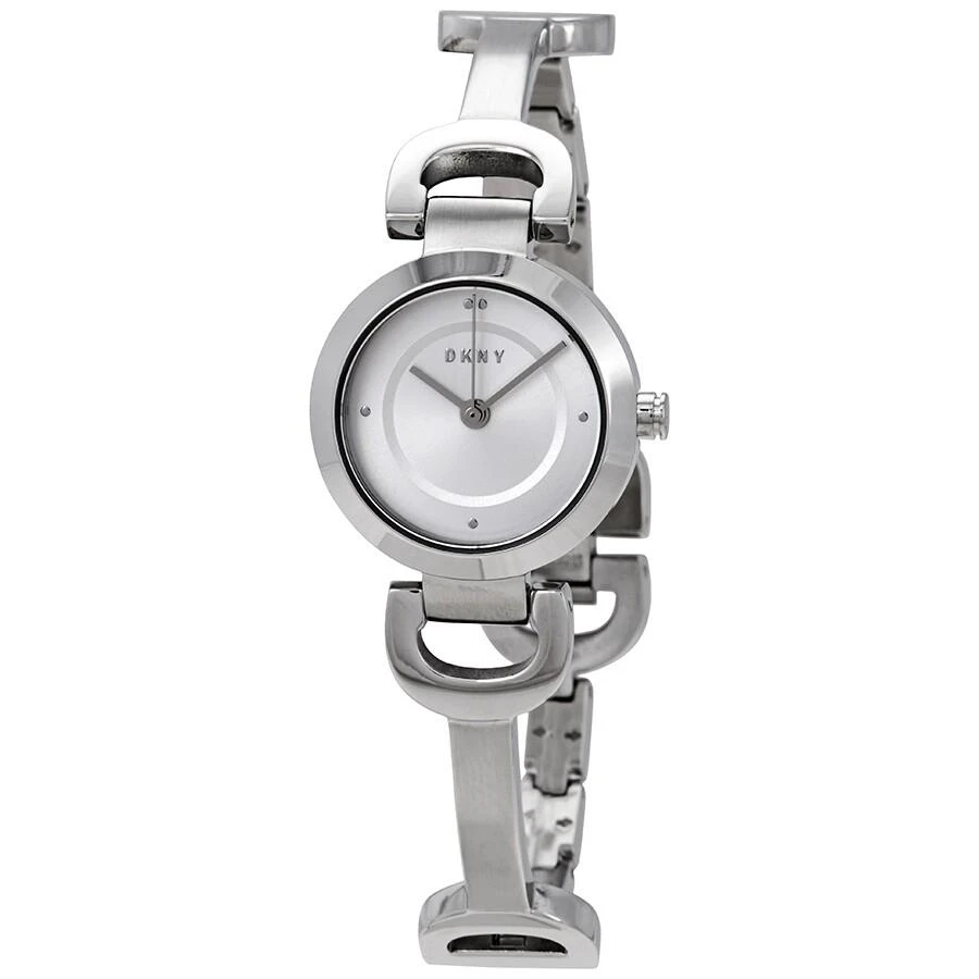 DKNY City Silver Dial Stainless Steel Bangle Ladies Watch NY2748 1