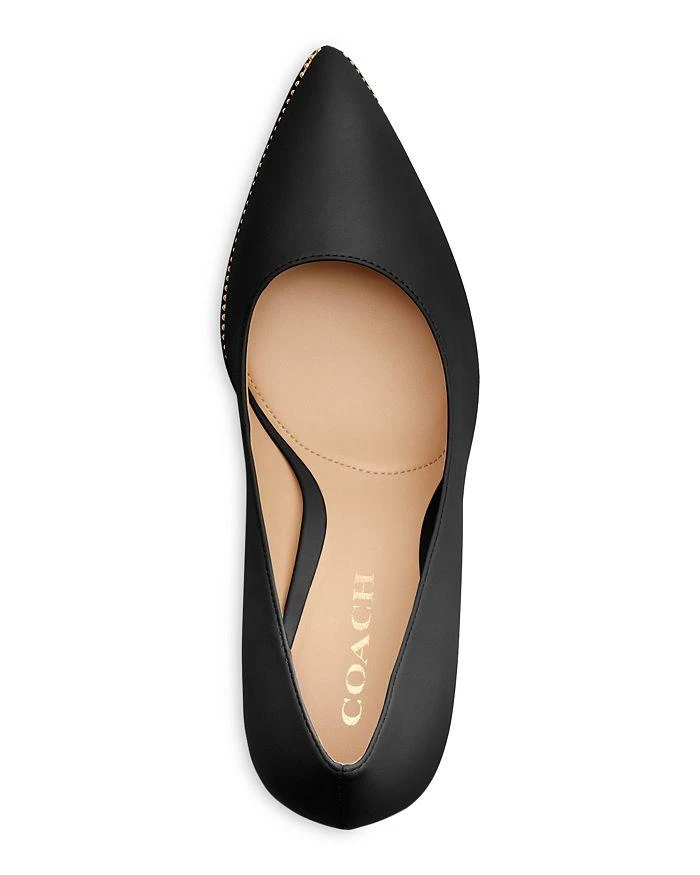 Coach Women's Samantha Leather Pointed Pumps 3