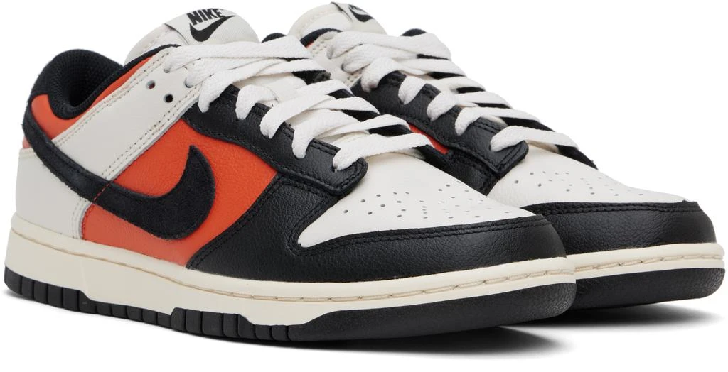 NIKE Black & Orange Dunk Low Retro Sneakers 4