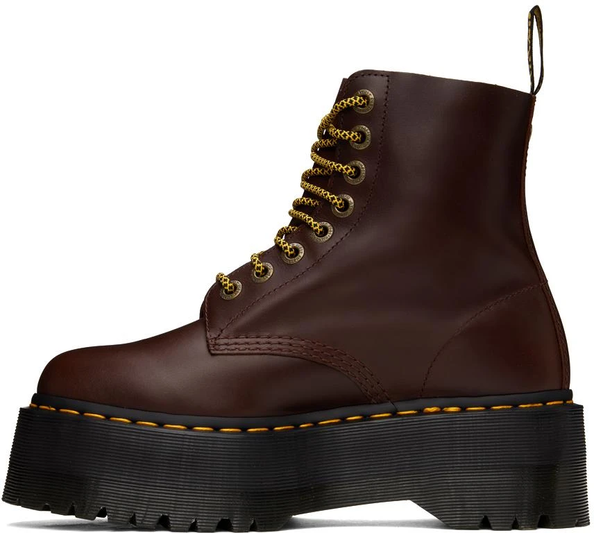 Dr. Martens Brown 1460 Pascal Max Platform Boots 3